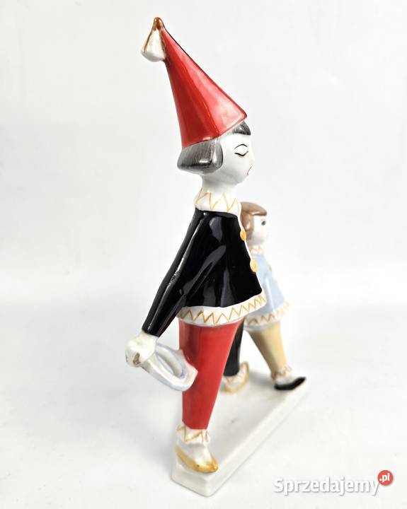 2 Klauny Art Deco Hanzly Jen Hollohaza Węgry Pomiechówek