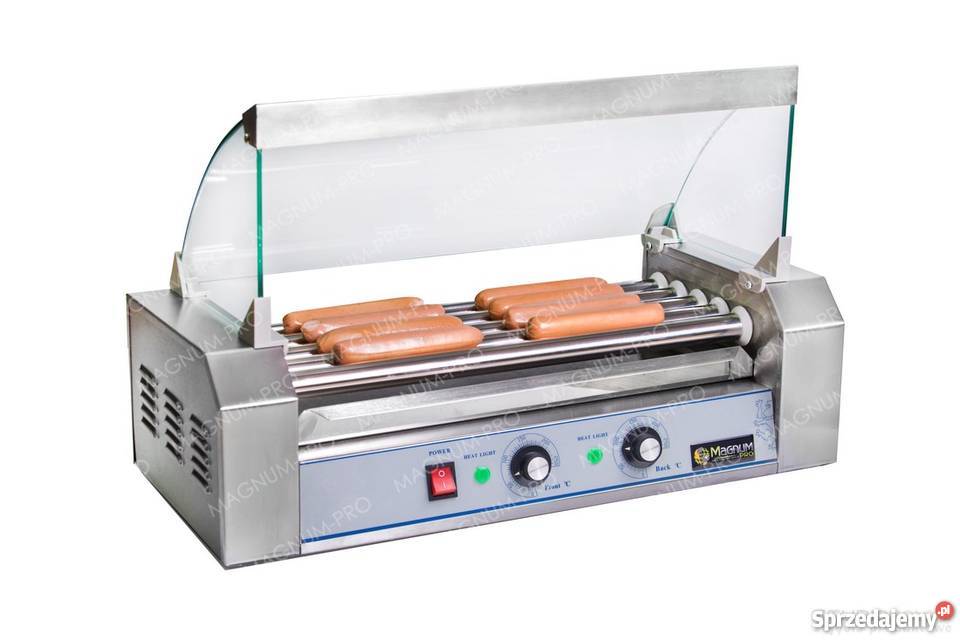 ROLKOWY PODGRZEWACZ DO PAROWEK HOTDOGOPIEKACZ 5 Poczesna
