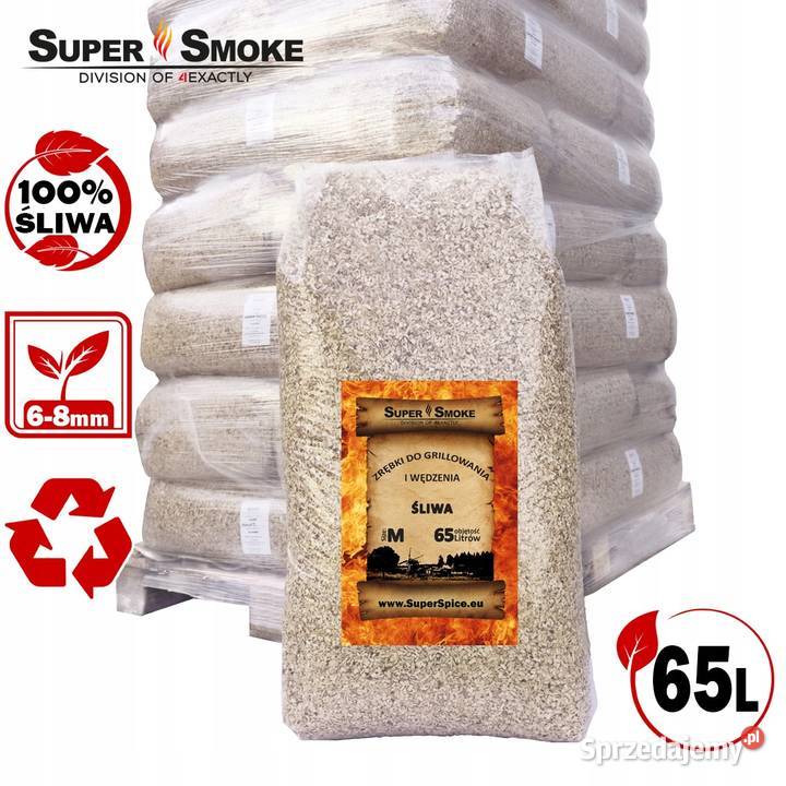 Zrębki Wędzarnicze Super Smoke ŚLIWA KL08 68mm Przybory i części Białystok sprzedam