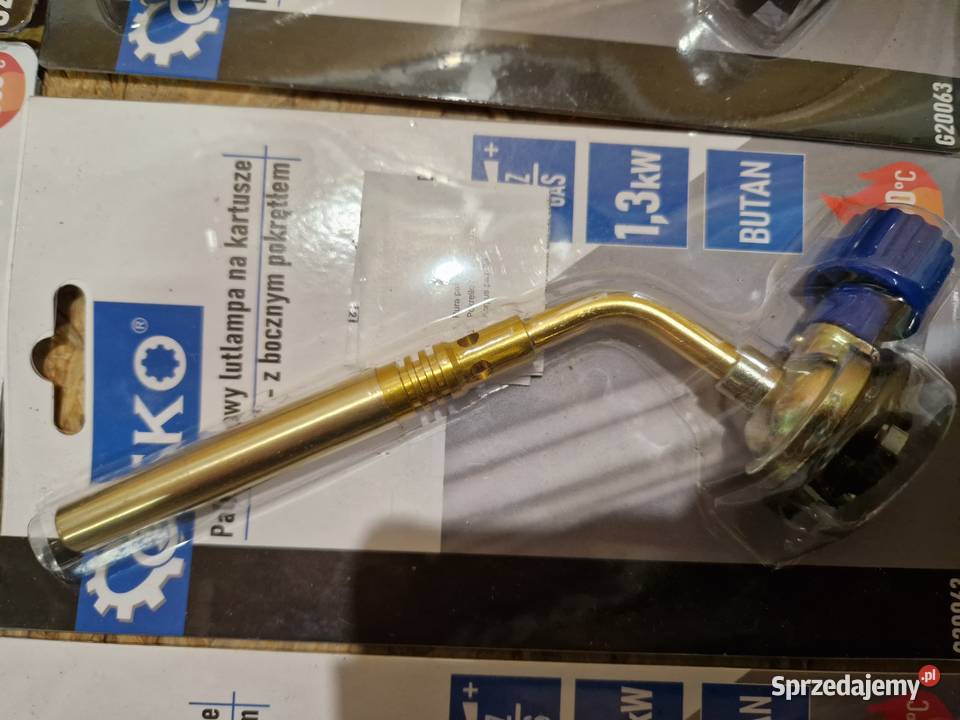 Palnik gazowy lutlampa na kartusze z bocznym Palniki