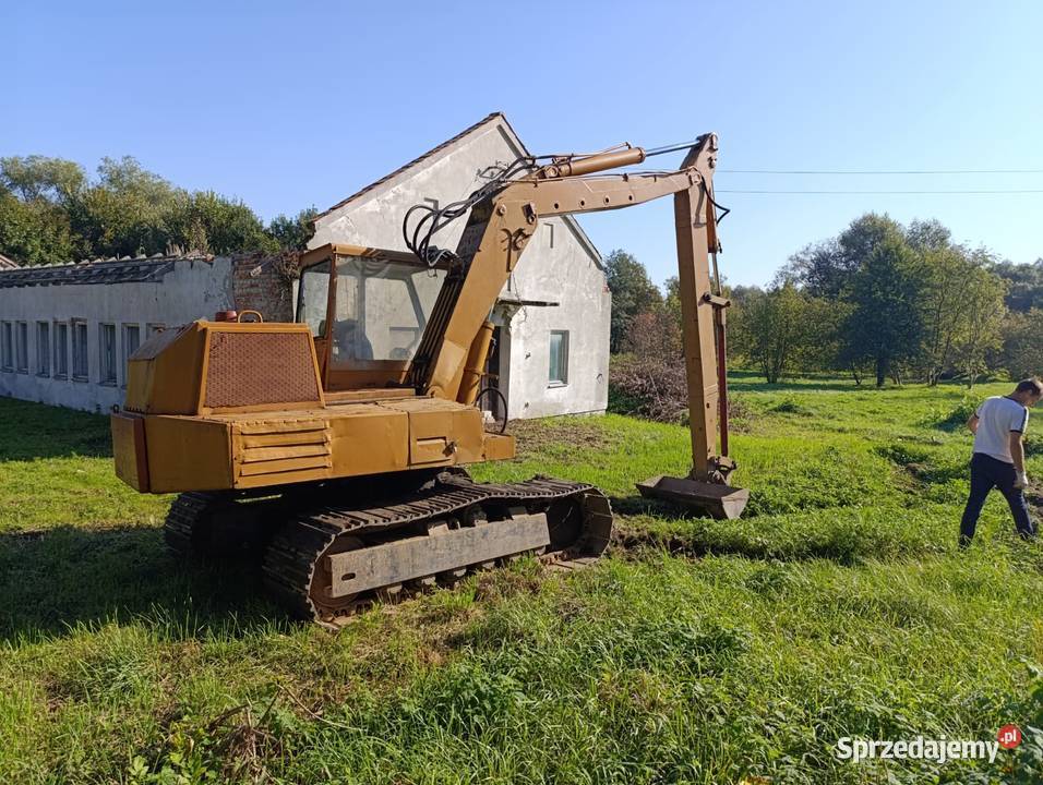 Koparka Waryński K408 z długim ramieniem