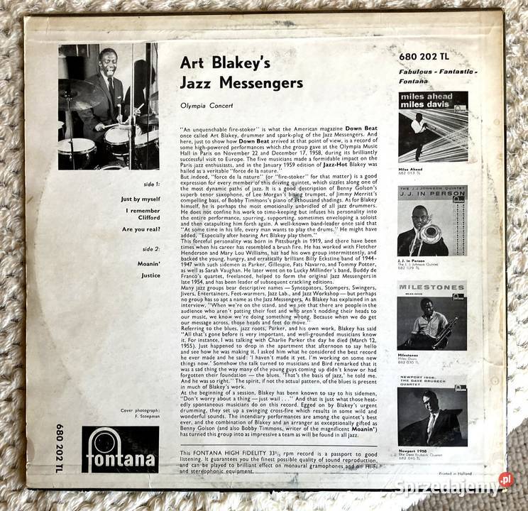 Art Blakey And The Jazz Messengers Olympia Szczecin