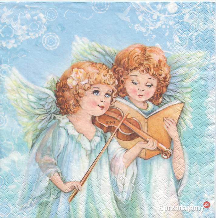 Decoupage serwetki Aniołki Anioł Boże Narodzenie Skarżysko-Kamienna