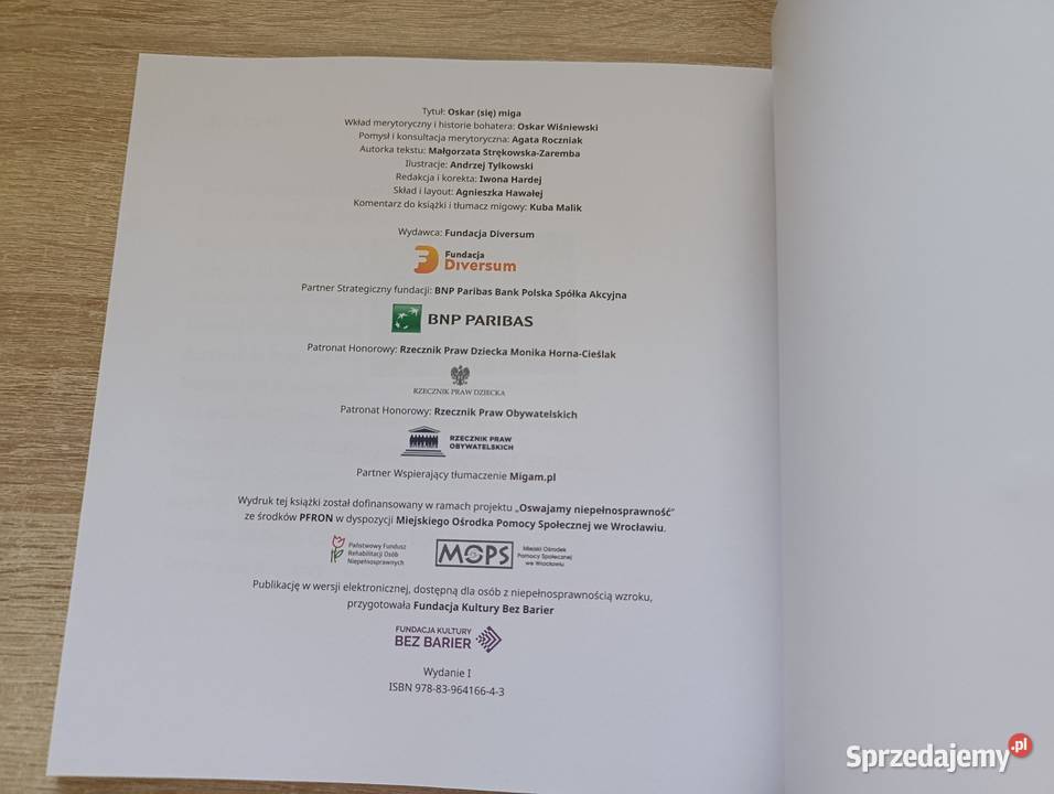 Oskar się miga Małgorzata StrękowskaZaremba Kwidzyn