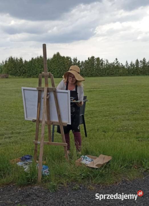 Biały bez i dzika róża Malarstwo Gniezno