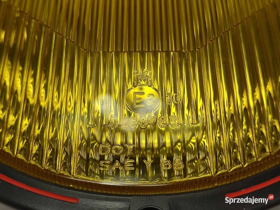 HALOGEN ŚWIATŁO PRZECIWMIELNE 225mm RETRO ŻÓŁTE lubelskie