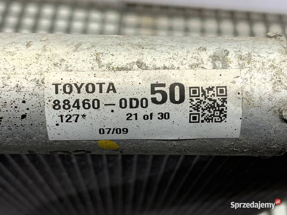 CHŁODNICA KLIMATYZACJI TOYOTA YARIS II 13 100