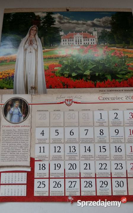 Kalendarz ścienny 2018r 365 dni z Maryją Łódź