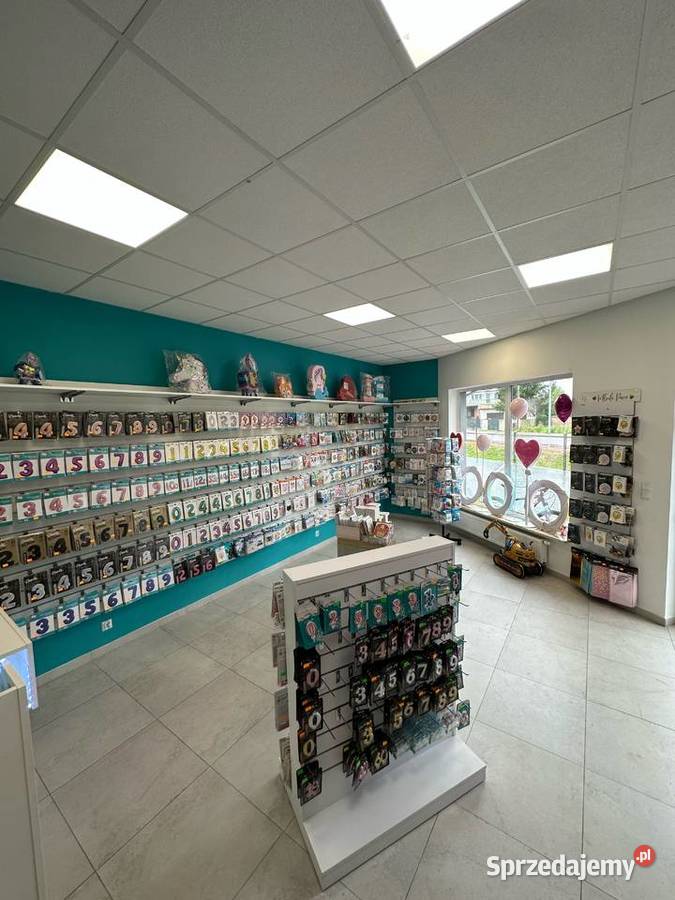 Likwidacja sklepu z balonami i artykułami na Płońsk