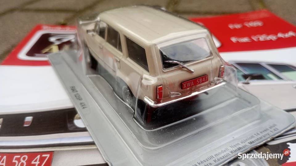FIAT 125P 4X4 kultowe auta PRL 143 Deagostini Warszawa