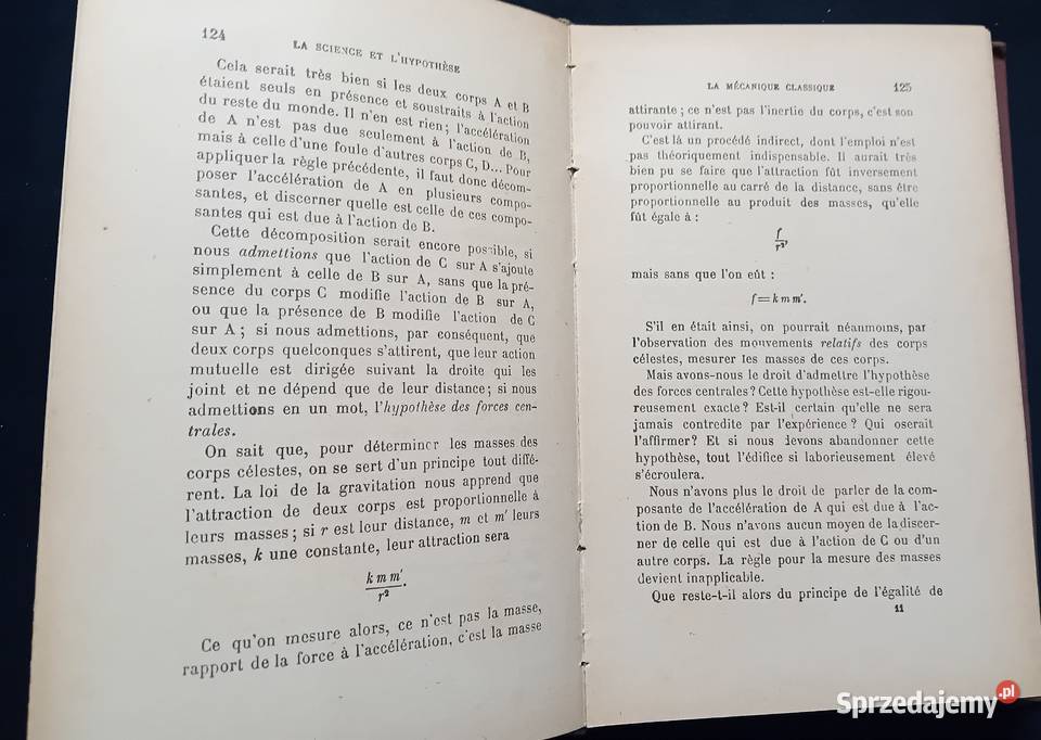 H Poincare La Science et lHypothese E Flammarion wielkopolskie Koźminek