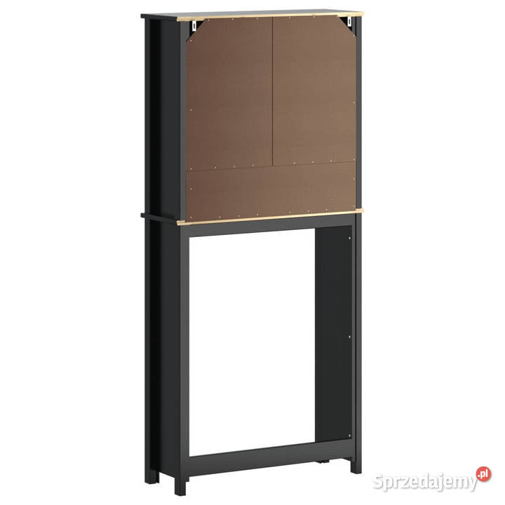 Szafka pralkę BERG czarna 76x27x1645 lite drewno Pozostałe Warszawa