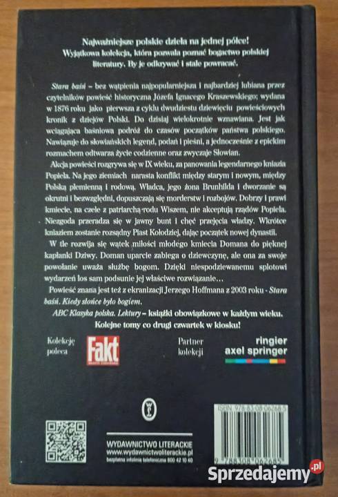 Stara Baśń Józef Ignacy Kraszewski IDEAŁ Dobre Miasto