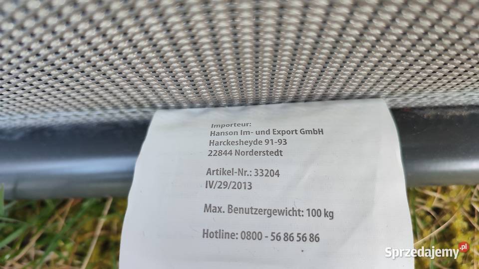 Leżak Łóżko składane z daszkiem materac Bydgoszcz