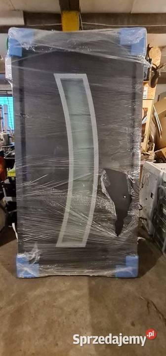 Drzwi zewnętrzne z antabą klamką ocieplaną Szamotuły