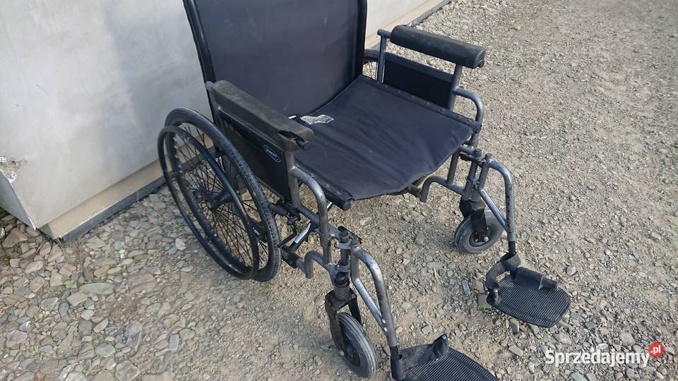 Wózek Inwalidzki Składany DużyWyjątkowo Mocny Izby