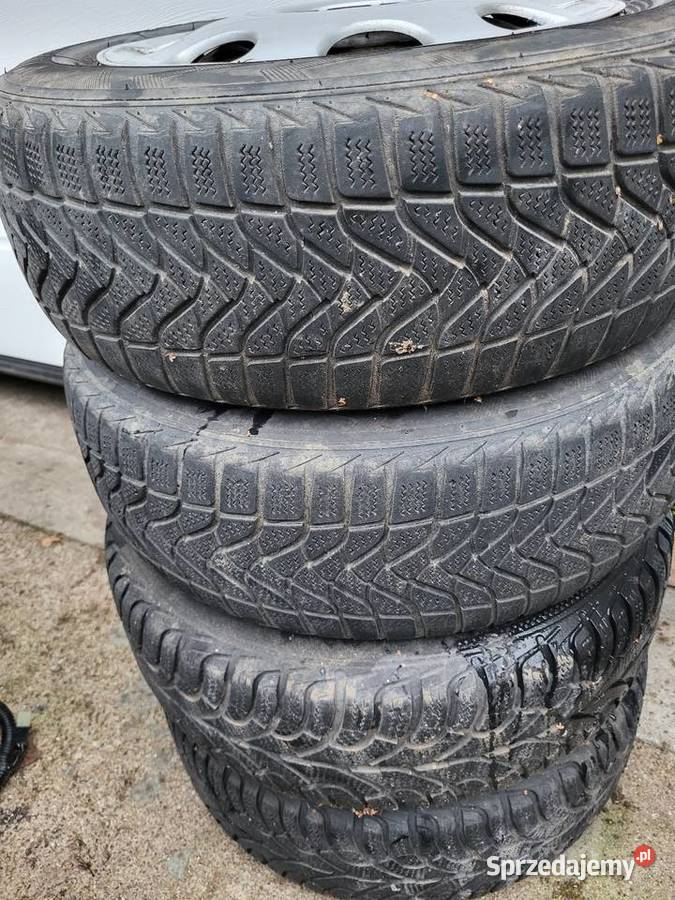 Opony zimowe 17565 13 felgi stalowe fulda 4x100 13cale Pułtusk sprzedam