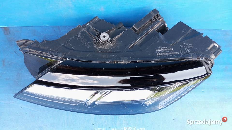 LAMPA LEWY PRZÓD EU FULL LED 8S0941033C AUDI TT wielkopolskie Nowy Tomyśl sprzedam