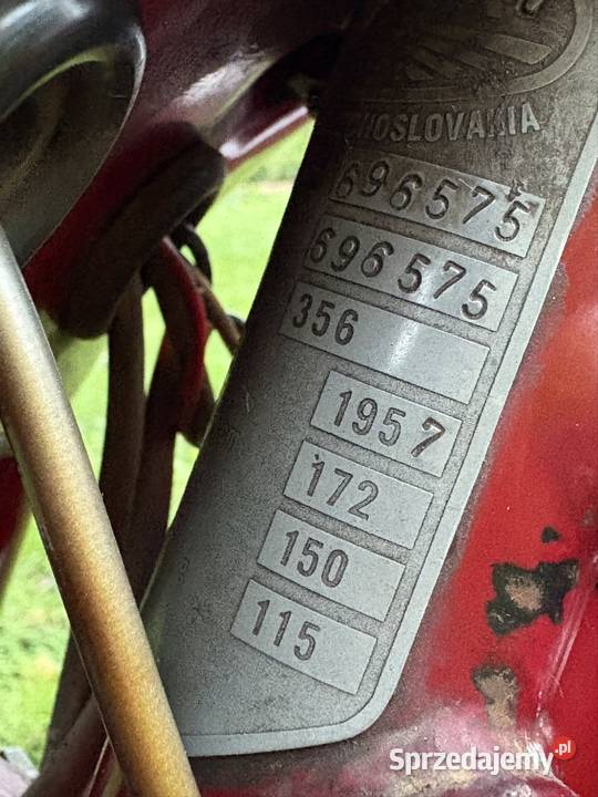 Jawa 356 1957r 27427km Strzelin