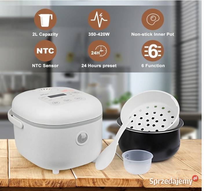 Wielofunkcyjny szybkowar do Ryżu Bear 6 Idealny Pozostałe Pozostałe mazowieckie Myszyniec