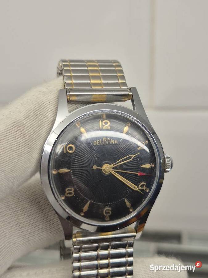 Zegarek vintage Delbana tzw murzynek