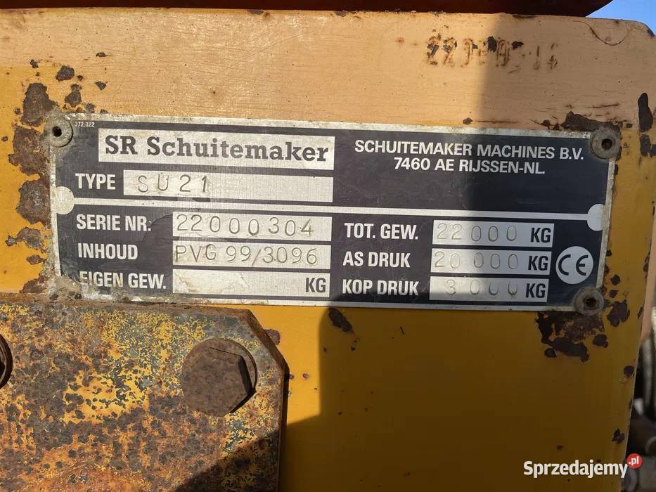 Przyczepa skorupowa Schuitemaker 21 Mulda Janów