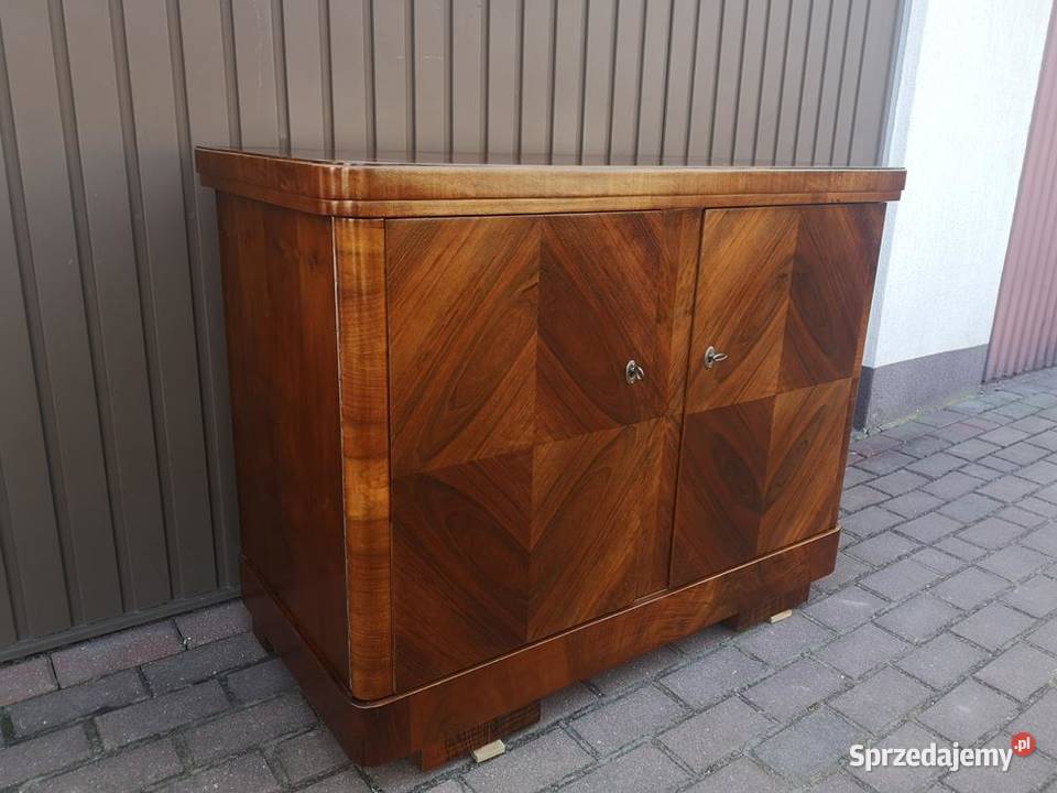 Komoda Pomocnik ARTDECO Orzech Stara Antyk Meble Swarzędz