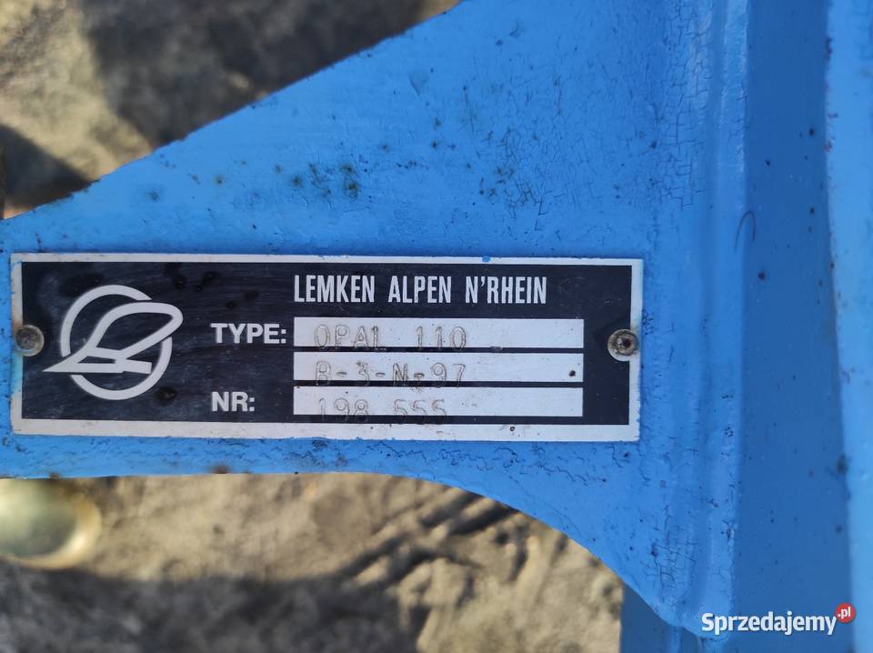 Pług Lemken Opal 110 Piątek