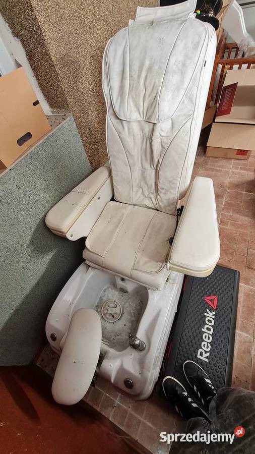 Fotel kosmetyczny Masażer stóp Woda Barber