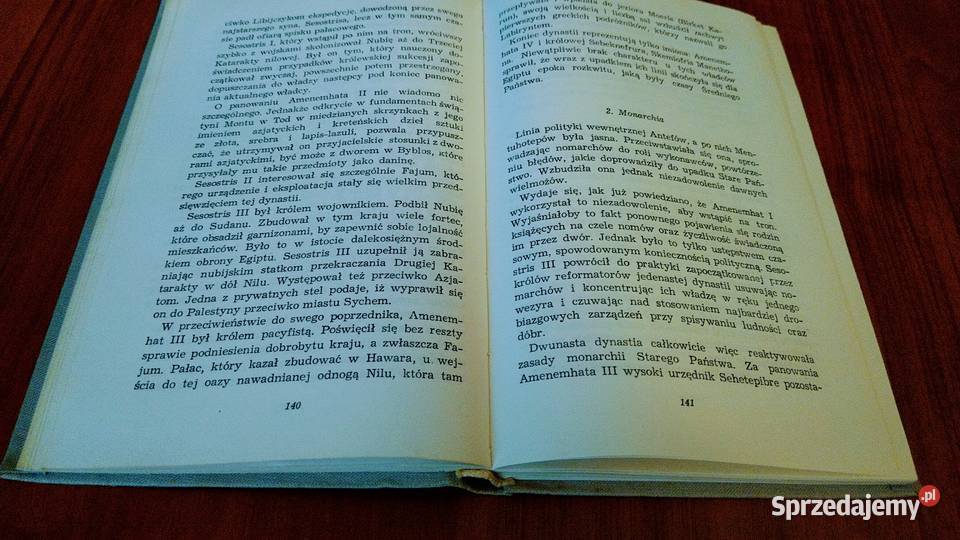 Egipt faraonów Etienne Drioton Biblioteka twarda z obwolutą Gdańsk