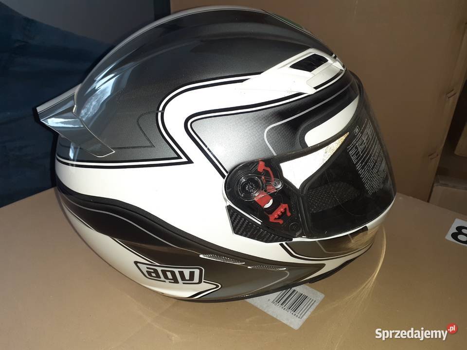 Kask agv stealth sv e2205 biało czarny Piotrków Trybunalski