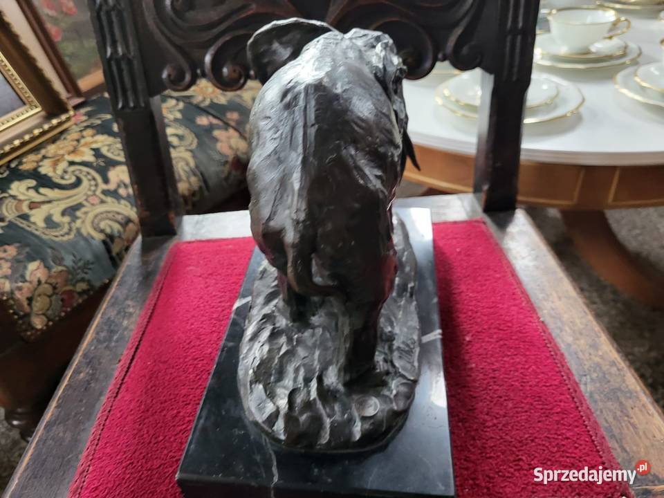 Figura słonia z brązu Rybnik