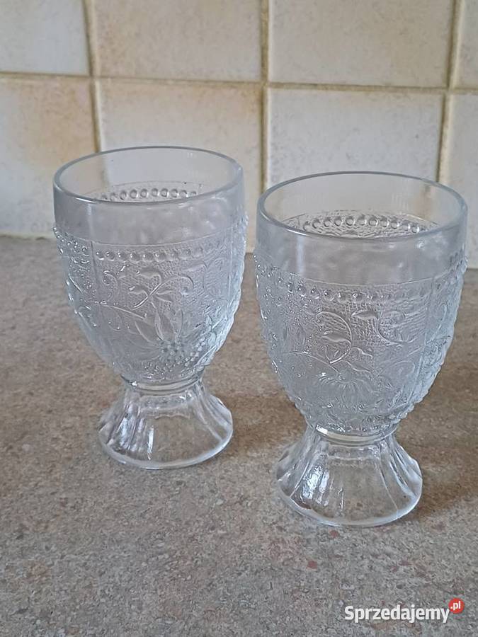 vintage pucharki sklo union Nowy Targ sprzedam
