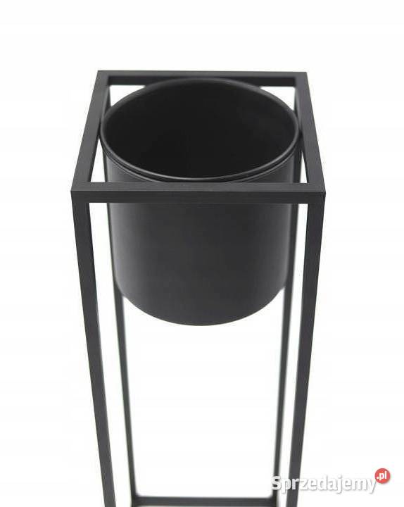 Kwietnik Metalowy Stojak z donicą 80 LOFT Sobienie-Jeziory