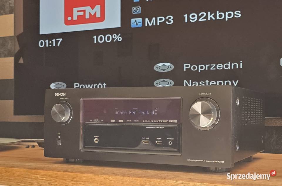 Denon AVRX2000 sieciowy amplituner 4K 3D Amplitunery Tarnów sprzedam