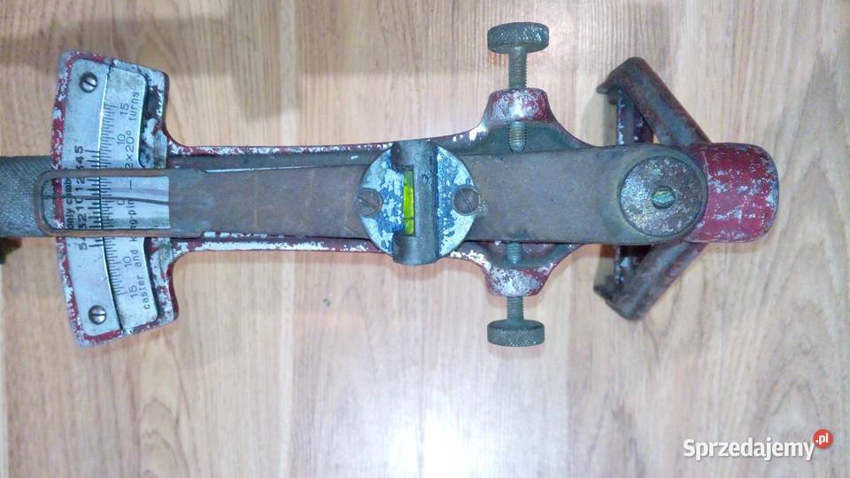 Stary przyrząd do ustawiania geometrii kół Dobieszowice