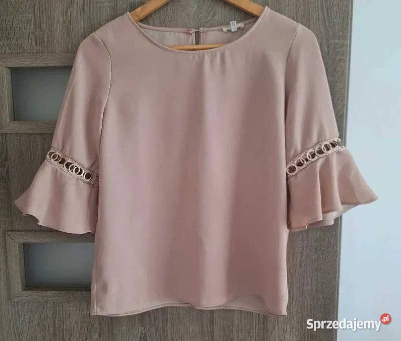 Śliczna bluzka pudrowy róż rękaw 34 River Island River Island Kraków