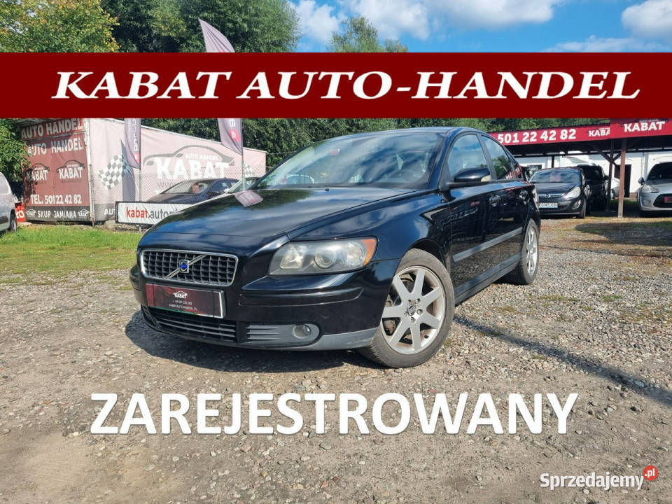 Volvo S40 Klimatronik 6 biegów Alu 17 6Air bag ASR (kontrola trakcji) Szczecin