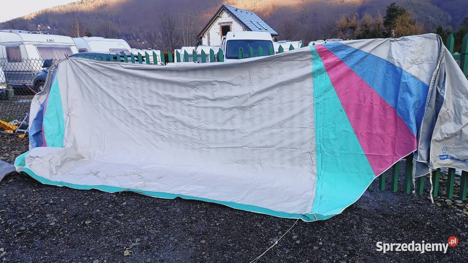 przedsionek przystawka namiot do przyczepy Międzybrodzie Bialskie