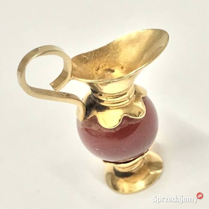 Złoty WISIOREK zawieszka 750 18K cudowny DZBANEK Warszawa sprzedam