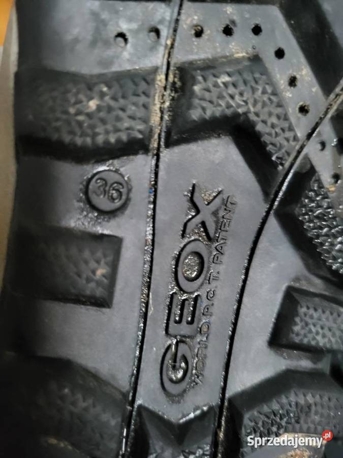 GEOX 36 Na rzepy wkładka 235 Wodoodporne Stan