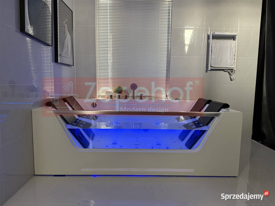 Wanna z hydromasażem C509 22 prostokątna Grabówka