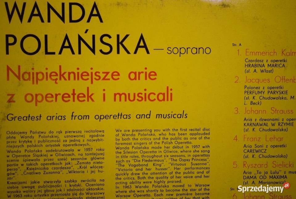 WANDA POLAŃSKA NAJPIĘKNIEJSZE ARIE Chełmno