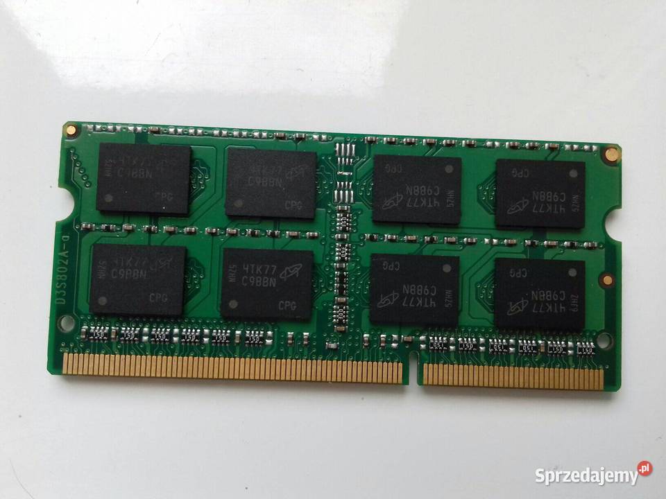 Crucial DDR3 4GB PC3L10600 SODIMM 135V 1333MHz Pamięci