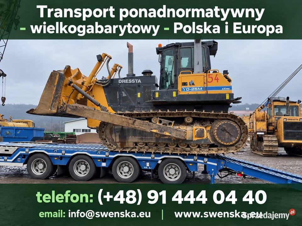 Transport spycharek i ciężkich maszyn Katowice