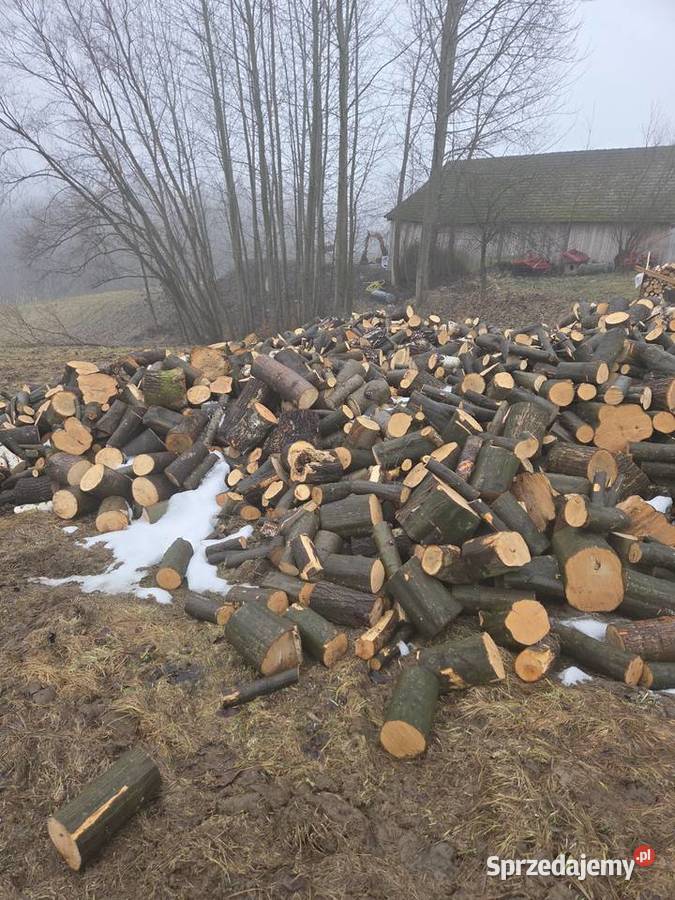 Drewno opałowe grab brzoza osika małopolskie Bistuszowa