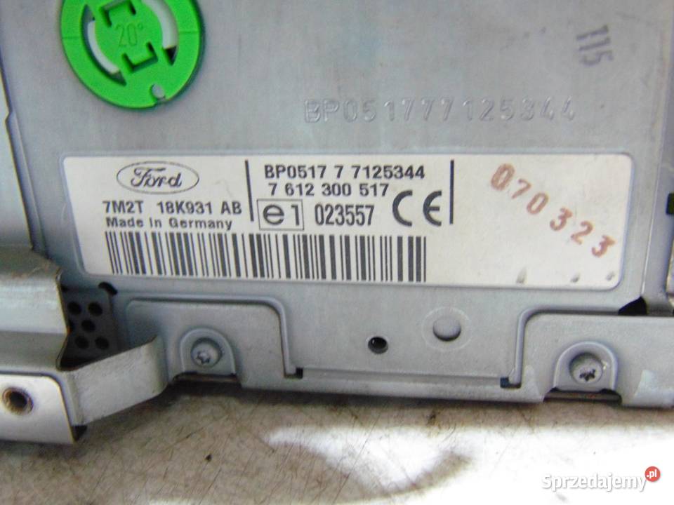 RADIO CD FORD MONDEO MK4 7M2T18K931AB