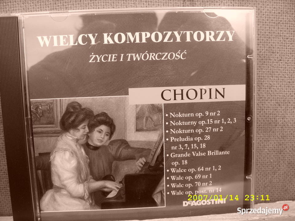 Klasyka CD wIELCY KOMPOZYTORZY 5 CHOPIN 2 CD CD Wołów