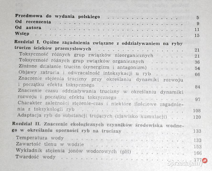 Toksykologia ryb W I Łukjanienko Chełm