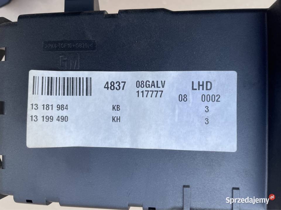 13181984 moduł skrzynka bsi Opel Vectra c signum Rok produkcji 2005 zachodniopomorskie Szczecin